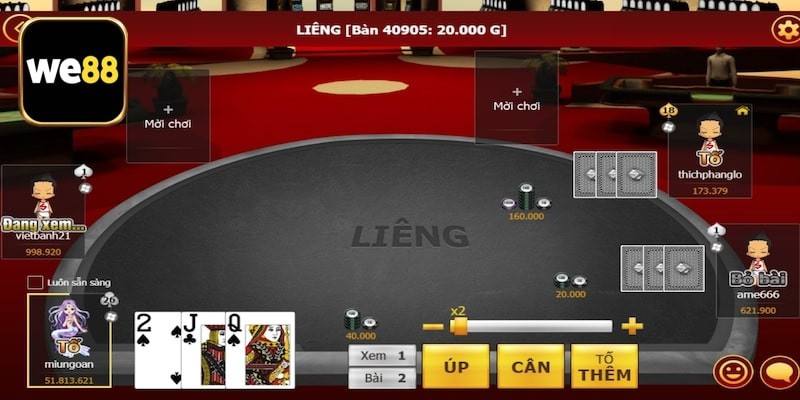 Luật đánh bài Liêng We88 ai cũng cần biết