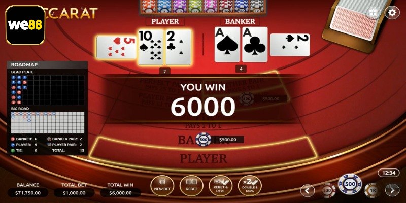 Tìm hiểu game Baccarat We88